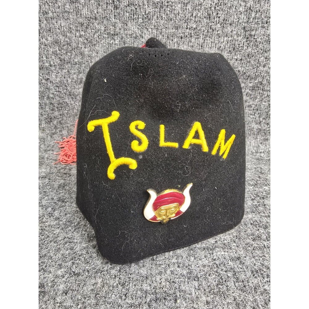 Vintage Masonic Shriner Jeweled Fez Hat Lou-Walt Corp. Islam